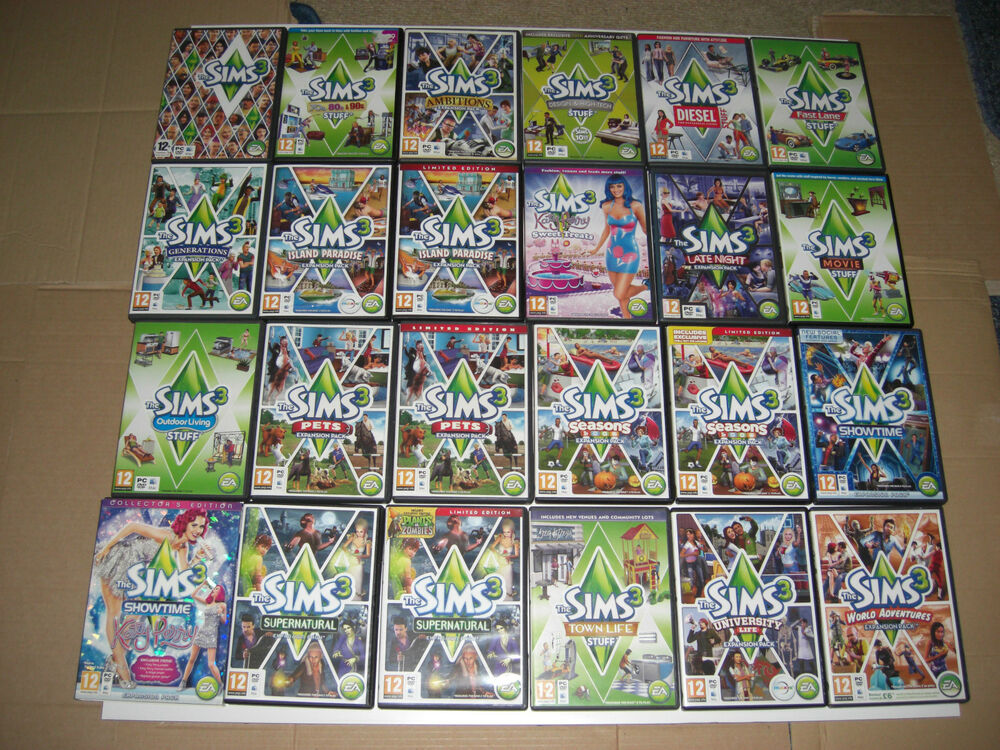 the sims 3 expansion packs for mac download
