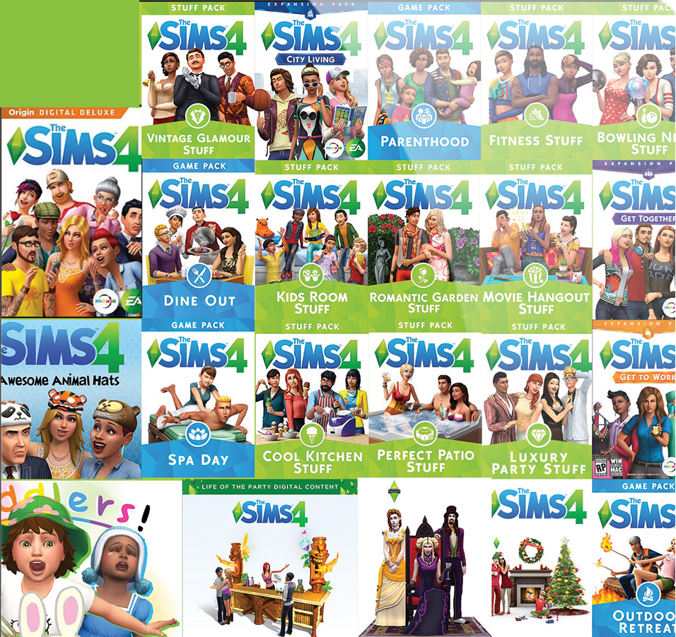 sims 4 all expansion pack free download